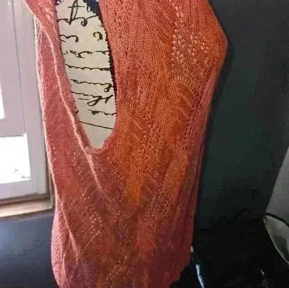 Faded Glory Womans Coral Amber Sleeveless Top Size XL (16-18) - Picture 10 of 12